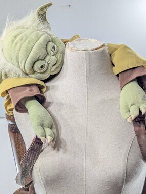 Star Wars Disney Parks YODA PLUSH BACKPACK Lucas Film Ltd Jedi Master 24”